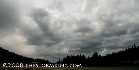 Nugget #155 B Storm clouds approach Donner Pass