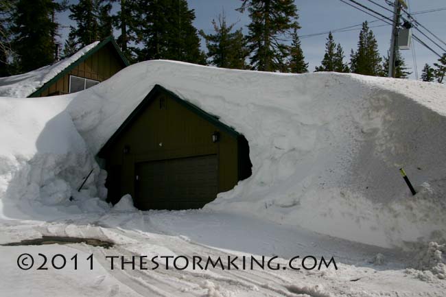 Nugget #201 Snow Covered  Garage
