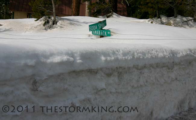 Nugget #201 Street Signs in  Snow