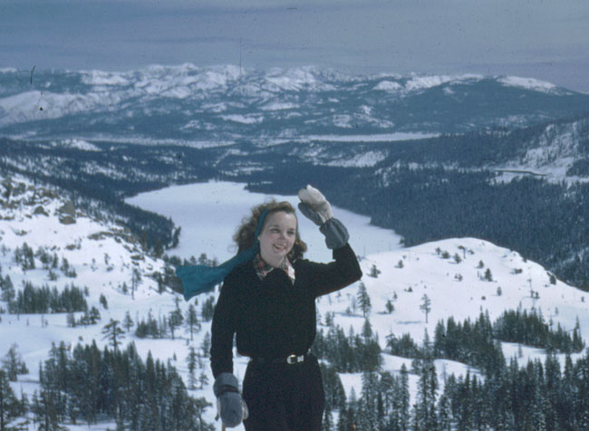 Vi White Donner Lake 1947 Ski Ranch Website