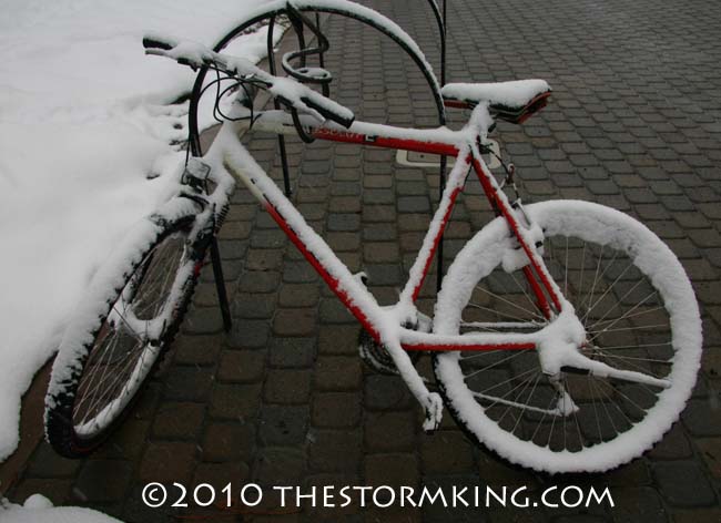 Nugget #195 Bicycle in Snow Nugget #195 Bicycle in Snow