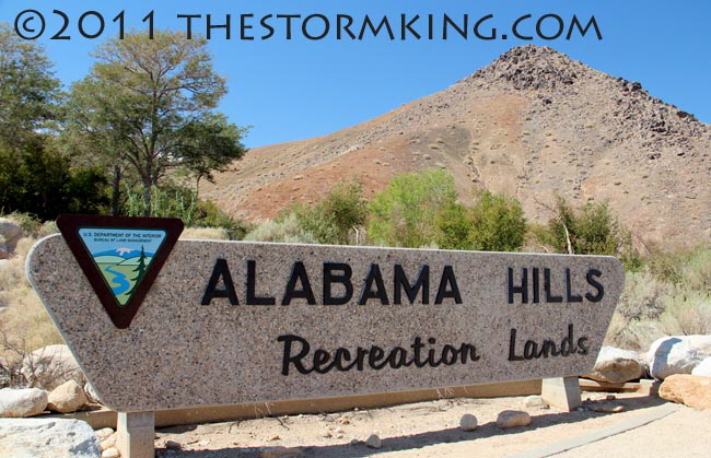 Nugget #216 Alabama Hills  Sign