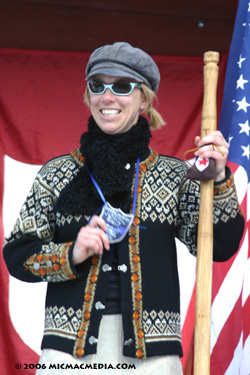 Nugget #58 F Kina Nemeth #1 woman racer 3-06 Nugget #58 F Kina Nemeth #1 woman racer 3-06